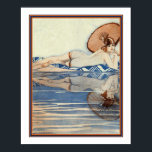 "Admiratie" Art Deco Afdruk van Jacque Declerc Poster<br><div class="desc">Deco van de Kunst van Parijs van 1920 drukt "Admiration" door Jacque Declerc-16x20</div>