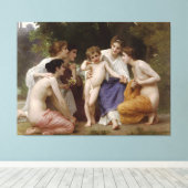 Admiration d'Bouguereau (L'admiration) (1867) Canvas Afdruk (Insitu (Houten vloer))