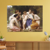 Admiration d'Bouguereau (L'admiration) (1867) Canvas Afdruk (Insitu (Woonkamer))