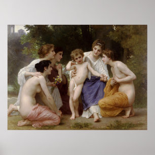 Admiration d'Bouguereau (L'admiration) (1867) Poster