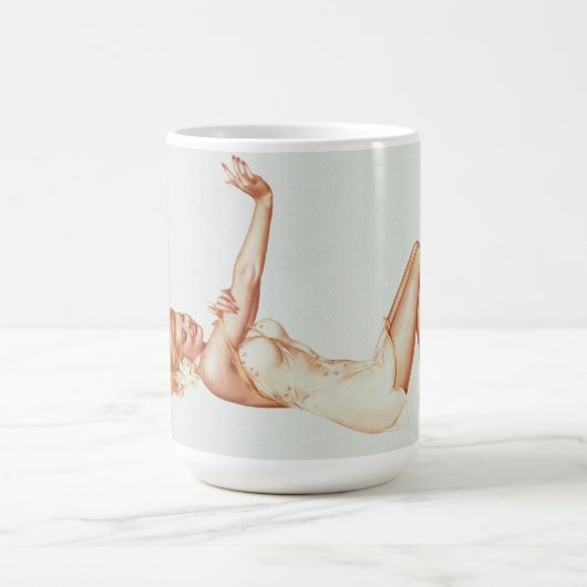 Admiration Pin-up Girl Art van Alberto Vargas Magische Mok (Midden)