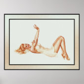 Admiration Pin-up Girl Art van Alberto Vargas Poster (Voorkant)