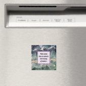 Admire Beauty of Natuur Fluorite Photo Gemstone Magneet (Insitu (Vaatwasser))