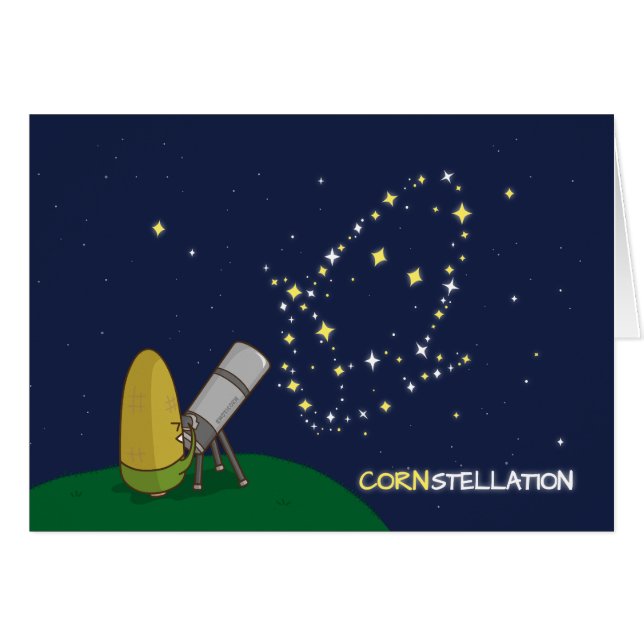 Admire de Stars Constellation Cute Puny Corn (Voorkant Horizontaal)