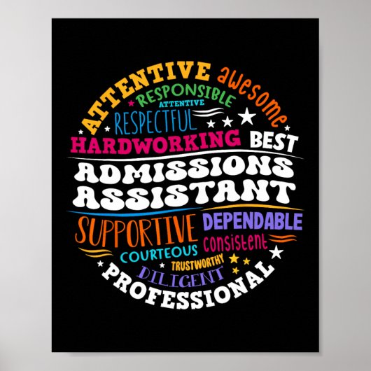 Admissions Istant Squad Life Teacher Appreciation Poster (Voorkant)