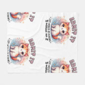 Admit It Life Would Be Boring Funny Cat Lover Gift Fleece Deken (Voorkant (Horizontaal))