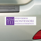 ADMTEI logo-bumpersticker Bumpersticker (Op auto)