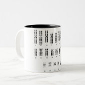 ADN humano Tweekleurige Koffiemok (Voorkant links)
