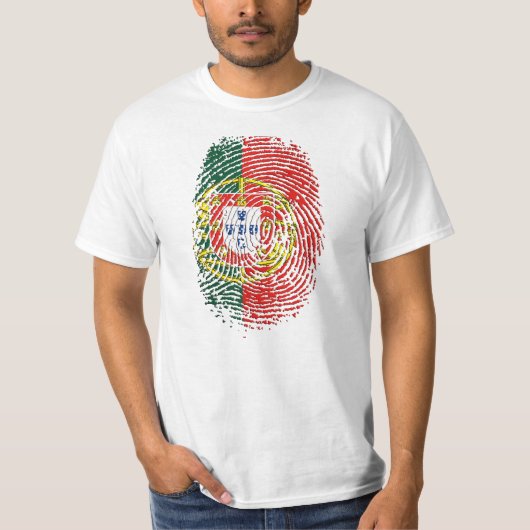 ADN Português (DNA) - Tugas Camisas e Presentes T-shirt (Voorkant)