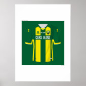 ADO Den Haag Home Shirt 2019/20 Poster (Voorkant)