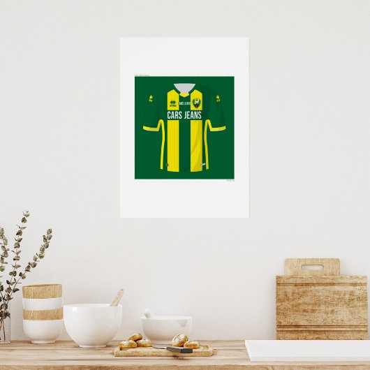ADO Den Haag Home Shirt 2019/20 Poster (Keuken)