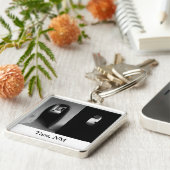 Adobe Corridor in Taos, NM sleutelhanger (Zijkant)