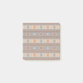 Adobe Grey Brown Tribal Patroon (Zuidwest-ontwerp) Post-it® Notes (Voorkant)
