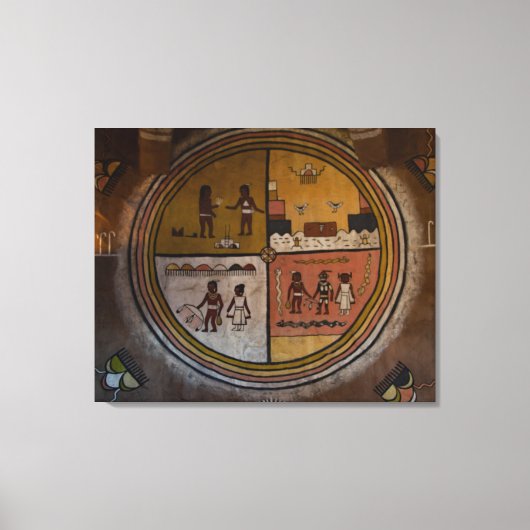 Adobe muurkunst canvas afdruk (Voorkant)