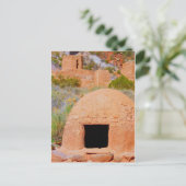 Adobe Oven in New Mexico Briefkaart (Staand voorkant)