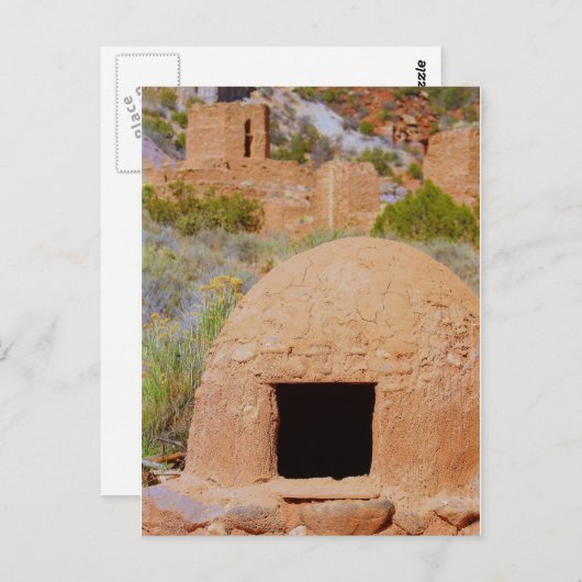 Adobe Oven in New Mexico Briefkaart (Voorkant / Achterkant)