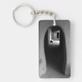 Adobe Passageway: foto zwart-wit Sleutelhanger (Voorkant)