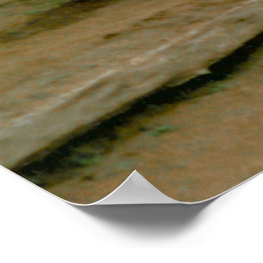 Adobe Pueblo Taos Blue Deur en Ladder Poster (Hoek)