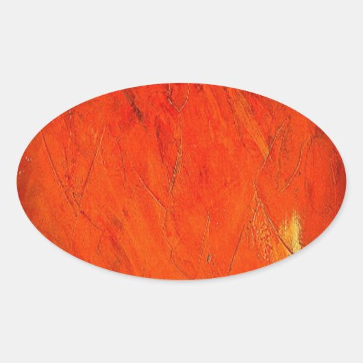 Adobe Shadows Ovale Sticker (Voorkant)