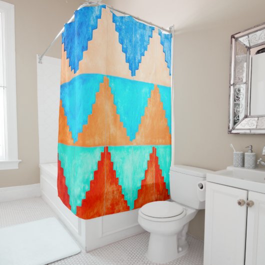 Adobe Sky Shower-gordijn Douchegordijn (In situ)