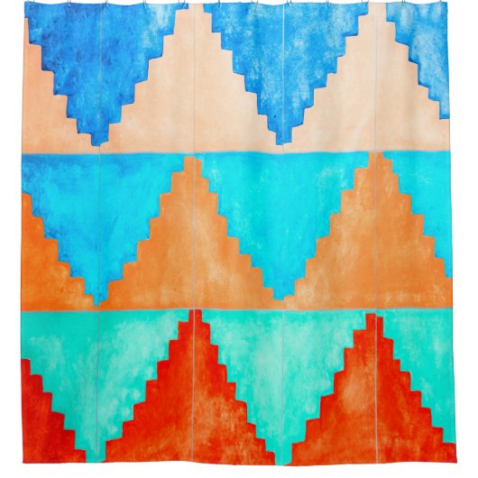 Adobe Sky Shower-gordijn Douchegordijn (Voorkant)