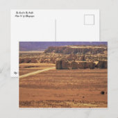Adobe Villige op The Mesa Briefkaart (Voorkant / Achterkant)