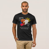 Adobo + rijst = ware liefde t-shirt (Voorkant volledig)