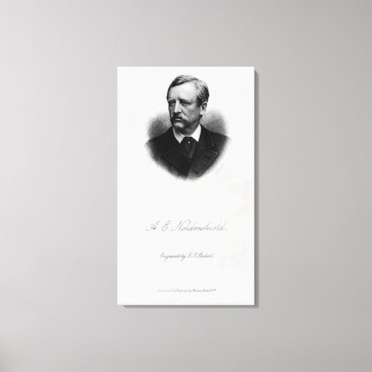Adolf Erik Nordenskiold, 1880 Canvas Afdruk (Voorkant)