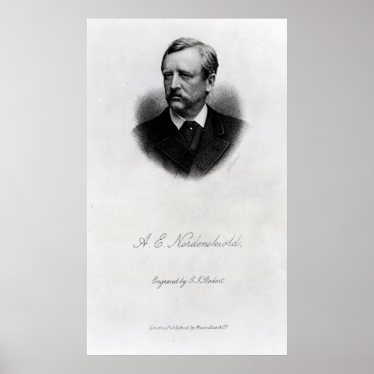 Adolf Erik Nordenskiold, 1880 Poster (Voorkant)