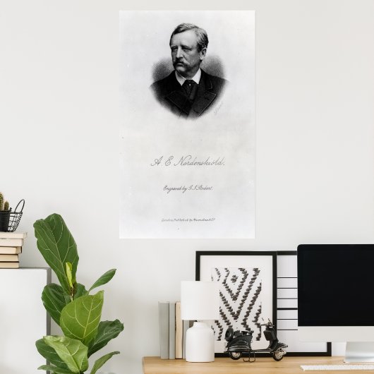 Adolf Erik Nordenskiold, 1880 Poster (Thuiskantoor)