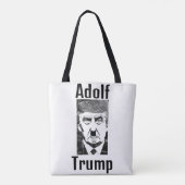 Adolf Trump Canvas tas (Achterkant)