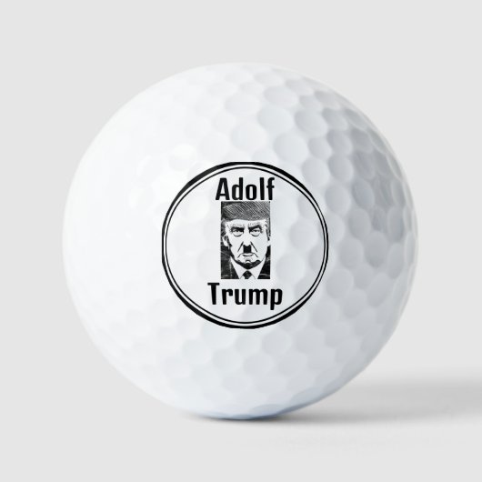 Adolf Trump Golf Ball Golfballen (Voorkant)