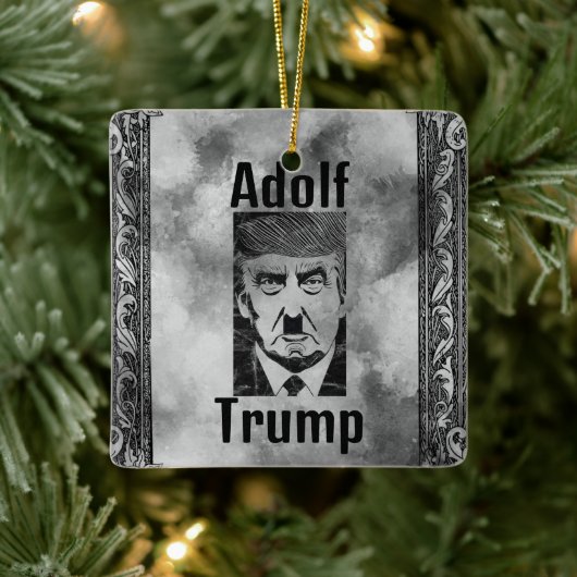 Adolf Trump Keramisch Ornament (Boom)