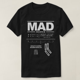 Adolfo Suárez Madrid-Barajas Airport MAD T-Shirt
