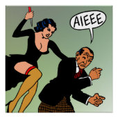 Adolph Barreaux "Sally the Sleuth" Art Poster (Voorkant)