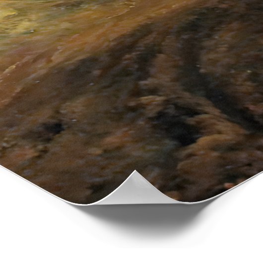 Adolph Menzel - Die Bittschrift - Friedrich II Poster (Hoek)