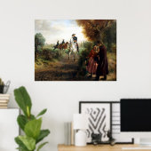 Adolph Menzel - Die Bittschrift - Friedrich II Poster (Thuiskantoor)