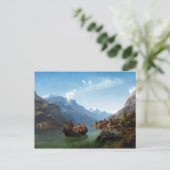 Adolph Tidemand & Hans Gude Bridal Procession Briefkaart (Staand voorkant)