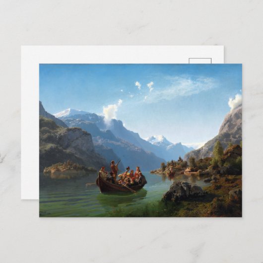 Adolph Tidemand & Hans Gude Bridal Procession Briefkaart (Voorkant / Achterkant)