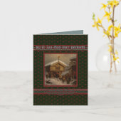 Adolph Tidemand Norsk juleskikk Kaart (Gele Bloem)