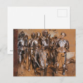 Adolph von Menzel Armor Room fantasy CC0095 Briefkaart (Voorkant / Achterkant)