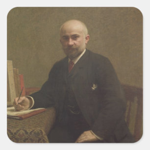 Adolphe Jullien 1887 Vierkante Sticker