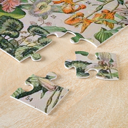 Adolphe Millot bloemen D Legpuzzel (Zijkant)