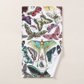 Adolphe Millot "Butterflies" 3. Bad Handdoek (Handdoek)