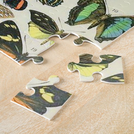 Adolphe Millot butterflies B Legpuzzel (Zijkant)