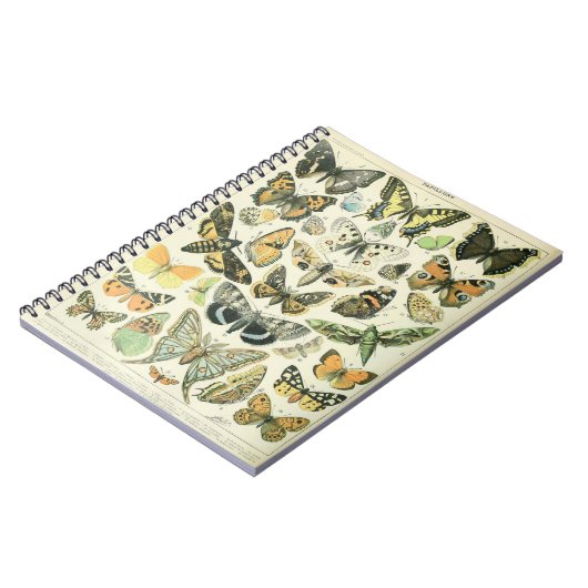 Adolphe Millot Butterflies Pattern-A Notitieboek (Linkerzijde)