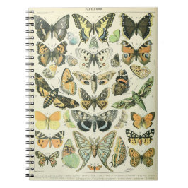 Adolphe Millot Butterflies Pattern-A Notitieboek