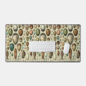 Adolphe Millot Donkere Academici Vintage Vogel Ei  Bureaumat (Keyboard & Muis)