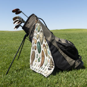 Adolphe Millot Donkere Academics Vintage Vogel Ei Golfhanddoek