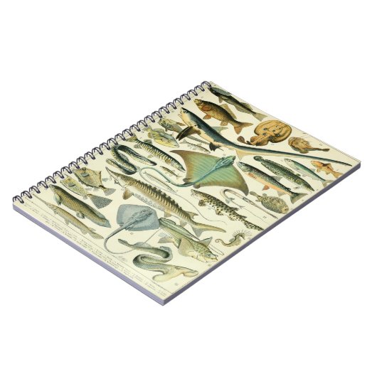 Adolphe Millot Fish Pattern-A Notitieboek (Linkerzijde)
